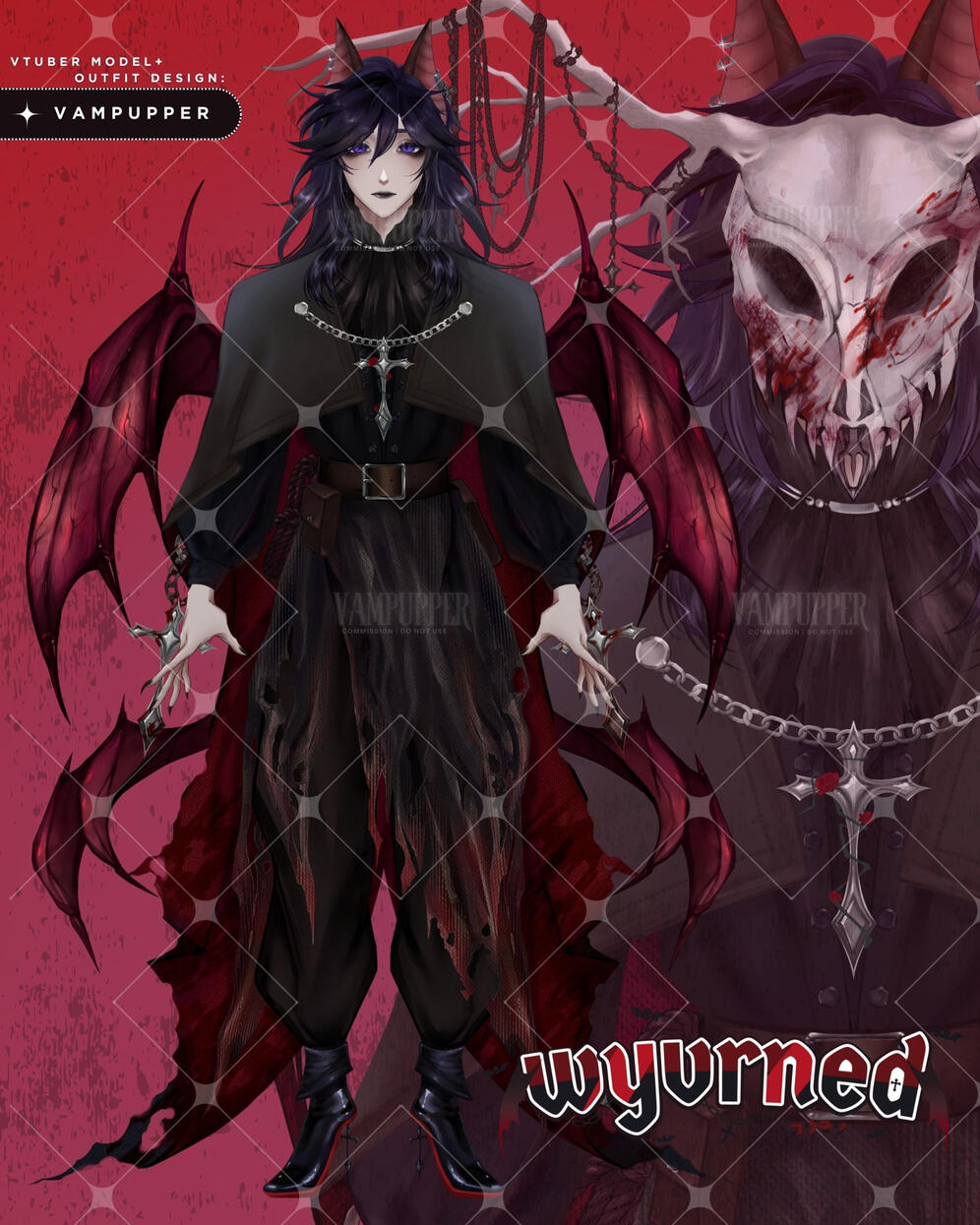 Vtuber model for wyvrned