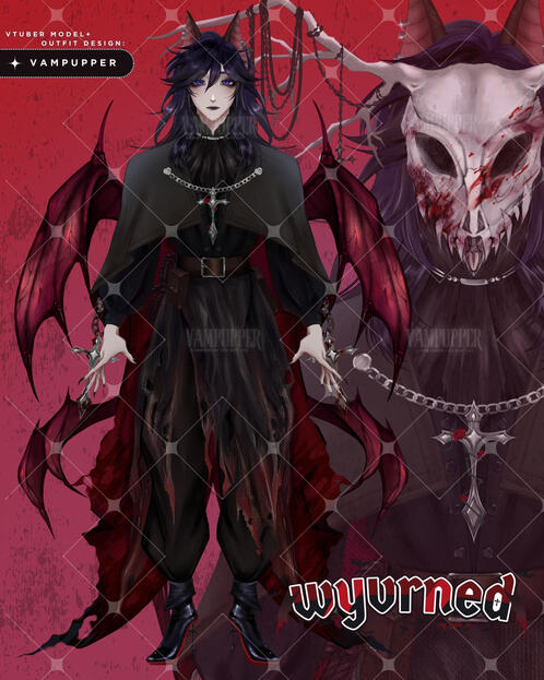 Vtuber model for wyvrned Vtuber model for wyvrned