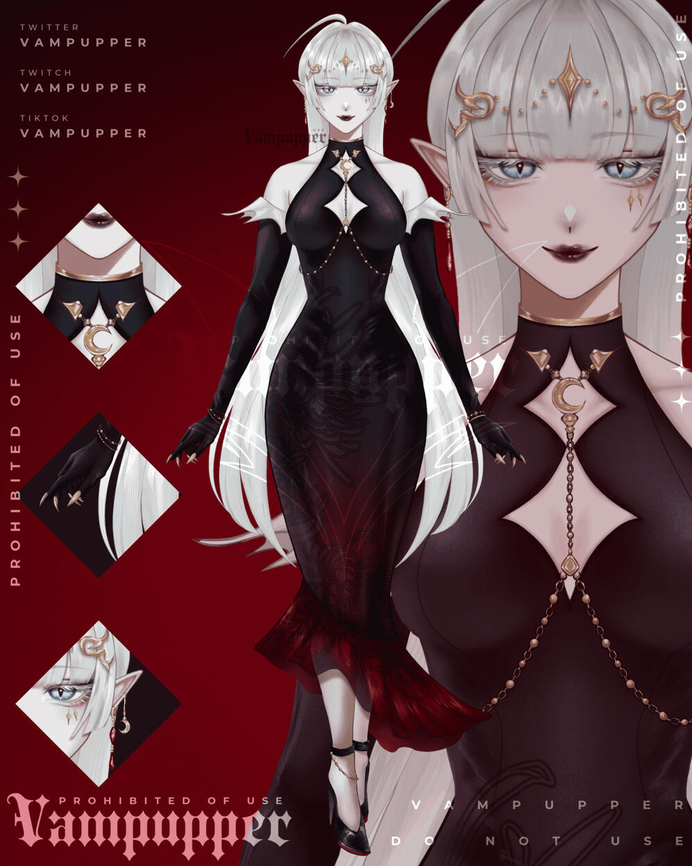 Vtuber model art for @nito_osu